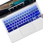 Keyboard Cover for Acer Chromebook Spin 15 15.6" |Chromebook Spin 11 311 511 11.6" |Chromebook Spin 512 12” |Chromebook Spin 13 713 13.3" (Not Fit with Numeric Keypad Model) -Strip Blue