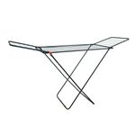 BonKaso Foldable Cloth Drying Stand for Drying Clothes, 3-Way Folding with 20 Drying Rails, Lightweight Alloy Steel, Flat Folding Design | clothes Drying Rack | Indoor & Outdoor Clothes Dryer (Orange)