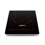 Salton Slim Induction Cooktop| 300-1500W | 10 Cooking Levels 60°C to 240°C (140°F to 465°F) | Energy Efficient | Easy-To-Clean | Timer with Auto Shut-Off | ID2066