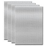 4 Packs Wire Mesh Panels, Mouse Rodent Insect Mesh for Vents, Aluminum-Magnesium Alloy Mesh Sheet for Home, Kitchen, Garden, 210 x 300 mm