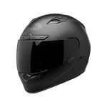 Bell 2018 Qualifier DLX Full Face Motorcycle Helmet - Black (BLACKOUT MATTE BLACK), M