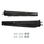 GXYWADY 1 Pair 30 Black Mud Flap Hanger Set 2-1/2 Bolt Spacing Spring Loaded Replacement for Semi Truck