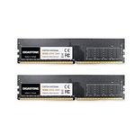 【DDR4 RAM】 Gigastone Desktop RAM 32GB (2x16GB) DDR4 32GB DDR4-2666MHz PC4-21300 CL19 1.2V UDIMM 288 Pin Unbuffered Non ECC for PC Computer Desktop Memory Module Ram Upgrade Kit (Desktop ONLY)