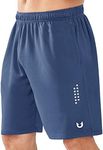 NORTHYARD Men's 10" Athletic Basketball Shorts Workout Gym Quick Dry Shorts Lightweight Mesh Training Shorts for Men Exercise FEDERALBLUE M