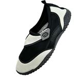 Aqua Beach Surf Wet Water Shoes Boys Girls Mens Womens Unisex Wetsuit Boots (Grey Adult 9)