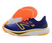 New Balance Mens FuelCell Rebel V3 Running Shoe, Victory Blue/Vibrant Apricot, 11