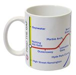 Licensed Official TFL London Underground™ Tube Map Mug White