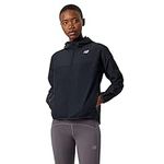 New Balance Women's Accelerate Jacket, Black, Large