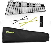 ENNBOM 30 Notes Foldable Glockenspiel Xylophone Vibraphone Percussion Instrument (4 mallets)