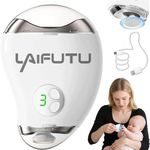 LaifuTu 3 in 1 Electric Nail Clipper with LED Light, 3 Speeds Fingernail Cutter and Polishing, Nail Scraps Storage Safety Fingernail Trimmer, Gifts for Women Men Mom Kids Adults Senior Baby