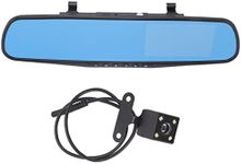 Dual Dash Cam Front and Rear, 12MP 1080P HD Rearview Mirror Dashboard Camera for Cars with 4.3" LCD Display, G Sensor, 170° Wide Angle, Parking Monitor, Loop Recording, WDR