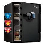 MASTER LOCK Certified Fireproof and Waterproof Safe, 56.5L, 472 x 605 x 490 mm, Digital Combination with Backlit Keypad, for home and professionals