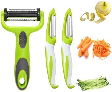 Pelapatate Professionale, Pela Verdure Professionale, Pelapatate, Pelapatate Multifunzione, Pelapatate Julienne, Pelaverdure, Pelapatate Multifunzione 3 in 1, Sbucciatore Manuale