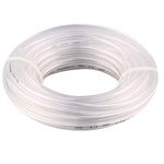 HONGLU Pneumatic Tubing Pipe 1/4 Inch OD Clear Air Compressor PU Line Hose Air Hose Tube for Water Fluid Transfer 10Meter 32.8ft