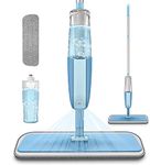 Stainless Steel Microfiber Floor Cleaning Spray Mop Cleaning Tool Hand Free wash Replace mop 360 Spin Twist mop X Shape Microfiber Wringer Flat Floor Cleaning mop (A1)