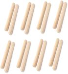 KOMUNJ 8 pairs Wood Rhythm Sticks, Musical Instrument Classical Rhythm Sticks Percussion Rhythm Sticks, Rhythm Sticks Musical Gift for Kids Children Beginner, Size:20 * 2cm/7.87 * 0.78inch