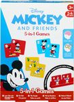 Mattel Disney Mickey and Friends 5-in-1 Games for Family Nights, Game Nights, Travel & Camping