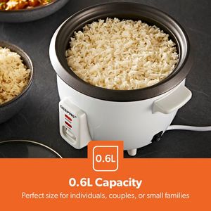 Geepas 0.6L Rice Cooker – Compact Electric Rice Steamer