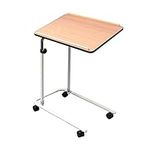 NRS Healthcare L17516 Alloy Steel Overbed / Chair Table - Adjustable, Tilting and Wheeled