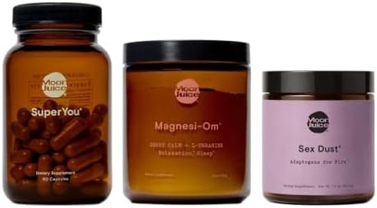 Moon Juice CalmMom Stack – SuperYou + Sex Dust + Magnesi-Om 3-Product Bundle for Mood, Hormonal Balance & Sleep, Developed for Moms, Vegan