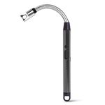 SOLARA C-Type Rechargeable Plasma Gas Lighter Electric, USB Charging, 360° Flexible & Windproof, 400 Uses Per Charge, Multipurpose Lighter for Kitchen, Pooja, BBQ & Candles, 1-Year Warranty
