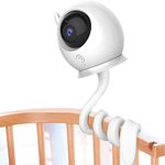 Universal Baby Monitor Holder Shelf Flexible Camera Stand No Drilling for Nursery Baby Monitor Crib Mount Compatible with Baby Monitor Camera with 1/4 Threaded Hole