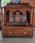 Shilpi Wooden Hand Carved Traditionally Design Wooden Temple/Amazing Look & Beautiful Hand Carving Wooden Mandir(8)