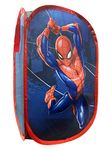 Jay Franco Marvel Spiderman Web Sling Pop Up Hamper - Mesh Laundry Basket/Bag with Durable Handles, 22" x 14" (Official Marvel Product)