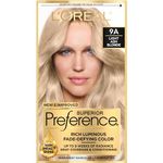 L Oréal Paris Superior Preference Dream Blonde Hair Color, 10G - 9A Light Ash Blonde