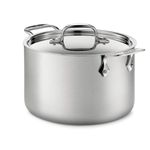 All-Clad 8701004138 Soup Pot, 18-10 Steel, Silver