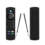 ACUTAS Silicone Remote Cover Compatible for Fire TV Stick (3rd Gen, 2021) with all-new Alexa Voice Remote Case Alexa Remote Cover (Remote Not Included) (Black, Fire TV 3rd Gen 2021)