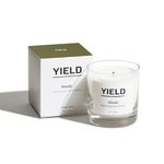 Yield 8oz. Hinoki Candle - Cypress, Char, & Vetiver Scented Luxury Candle - Aromatherapy Essential Oils - Clean Burning Cotton Wick - 65 Hour Burn Time - Hand Poured in The USA - 8oz