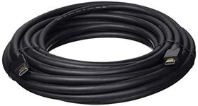 Monoprice High Speed HDMI Cable - 40 Feet - Black, No Logo (3-Pack) 1080p@60Hz, 10.2Gbps, 24AWG, CL2 - Commercial Series