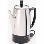 Presto 02822 6-Cup Stainless Steel Coffee Maker, 2822, Silver