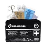 First Aid Only kit for car, KFZ DIN 13164, Blue, P-10019, Black
