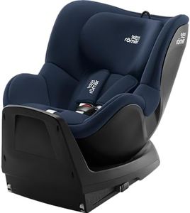 Britax Römer Convertible car seat DUALFIX Plus, Including Newborn Insert and ISOFIX, for Children from 40-105 cm (i-Size), Birth - 4 Years, Night Blue