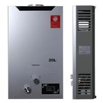 20L Gas Water Heater Silver