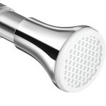 Story@Home DIY Extendable Shower Curtain Rod, 85–260 CM Color: Metallic Chrome Stainless-Steel Curtain Rod for Bathroom, Window & Door.