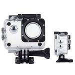 ASOCEA Action Camera Waterproof Case Underwater Dive Housing Protective Case Compatible with AKASO EK7000/SJCAM SJ4000/Apexcam/Jadfezy Action Camera 1080P