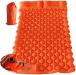 Double Camping Pad for 2-Person - Extra Thick Inflatable Camping Mattress, Lightweight & Waterproof, Portable for Backpacking, Tent Camping & Outdoor Adventures