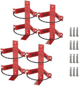 Premium Fire Extinguisher Mount Bracket 4-Pack - Fit for 5lb Extinguishers, Heavy-Duty & Easy Installation - Ideal for Home, Truck, RV, Boat, Marine & Commercial Use - Secure & Durable Holder