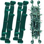 CXLHO 8Pack Christmas Light Storage Holder, All-Purpose Holiday Light Storage, Light Cord Wind up, Christmas Light Organizer for String Lights, Extensions Cords, Garland, Beads and More, Green