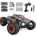 RC Cars 16889, 1:16 Scale 2.4Ghz Remote Control Truck 4x4 Off Road Trucks, Waterproof RTR RC Monster Truck 36KM/H, Remote Controlled Toys for Kids and Adults with 2 Batteries 35+ mins Play