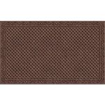 Apache Mills Textures Iron Lattice Entrance Mat, 18" x 30", Walnut