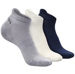 HEELIUM Bamboo Anklet Socks for Men|Ankle Length|Odour-Free & Breathable|Padded Base & Anti-bacterial|3X Softer than Cotton Socks, Multicolor