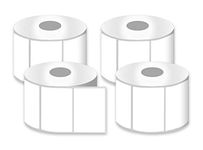 LabelX 4" x 3" Direct Thermal Perforated & Compatible with Zebra & Rollo Label Printer [4Roll, 500/roll]