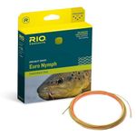 RIO Products Euro Nymph Shorty Fly Line (#2-5) - 20ft, Floating, Orange/Sage/Olive