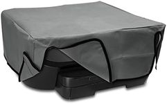 kwmobile Dust Cover Compatible with HP Envy Photo 6230/7130 - Printer Case - Fabric Protector Cover - Light Grey