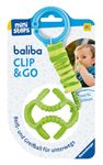 Ravensburger 4592 baliba Clip & Go - Flexibler Ball mit Befestigung für Greif- und Beißspaß unterwegs - Baby Spielzeug ab 0 Monaten - grün