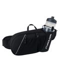Waterfly Bum Bag Waist Packs: Fanny Pack with Water Bottle Holder Running Pouch Ultra Light Runner Belt for Hiking Camping Climbing Travel Cycling and Dog Walking, Black